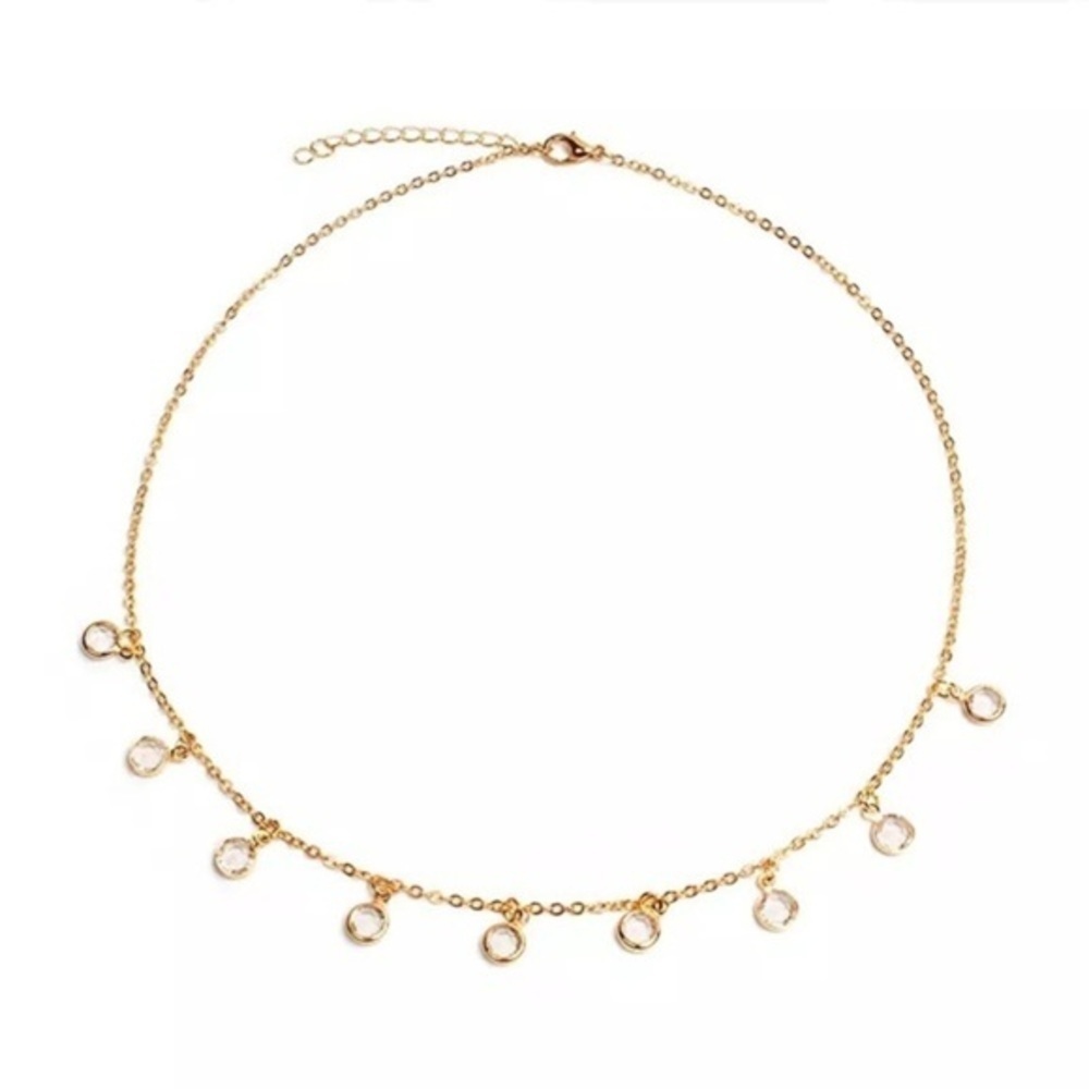 3/$30 💛 Rhinestone Choker Necklace - Picture 3 of 5